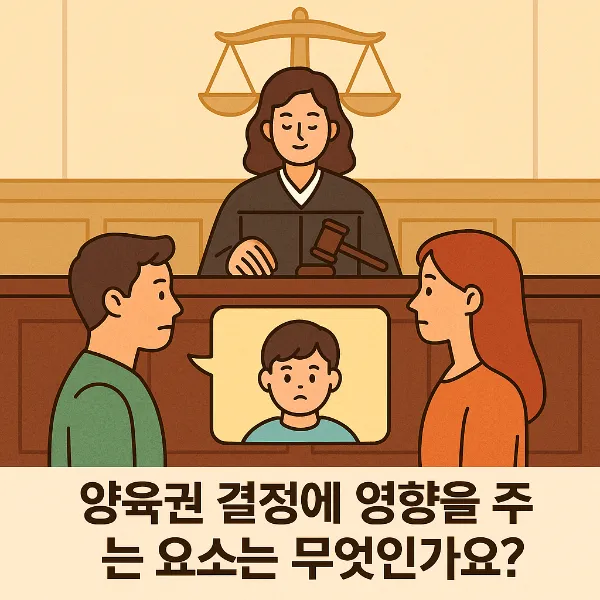 이혼시양육권, 강릉이혼전문변호사